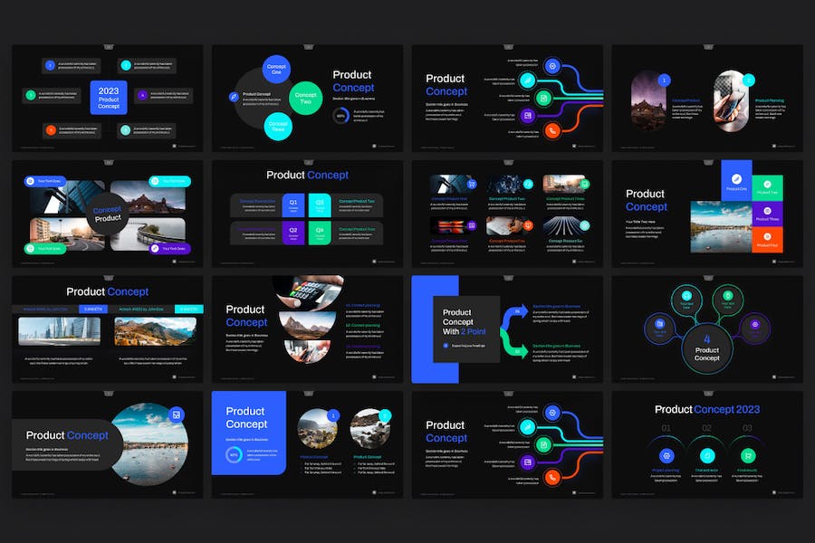 Product-concept-professional-powerpoint-template - PPT派