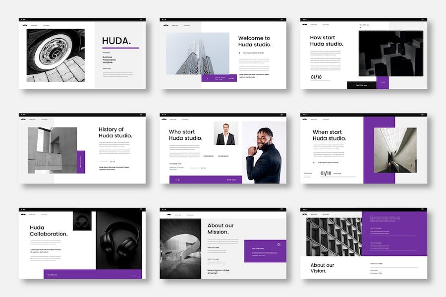 商务轻奢风产品发布PPT模板 - PPT派