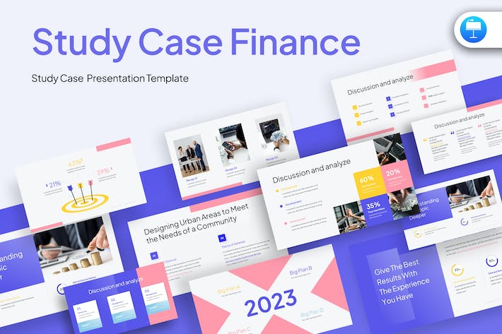 案例研究财务分析报告Keynote模板 - PPT派