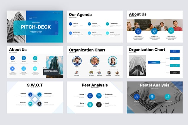 融资路演商业计划书PPT模板 - PPT派
