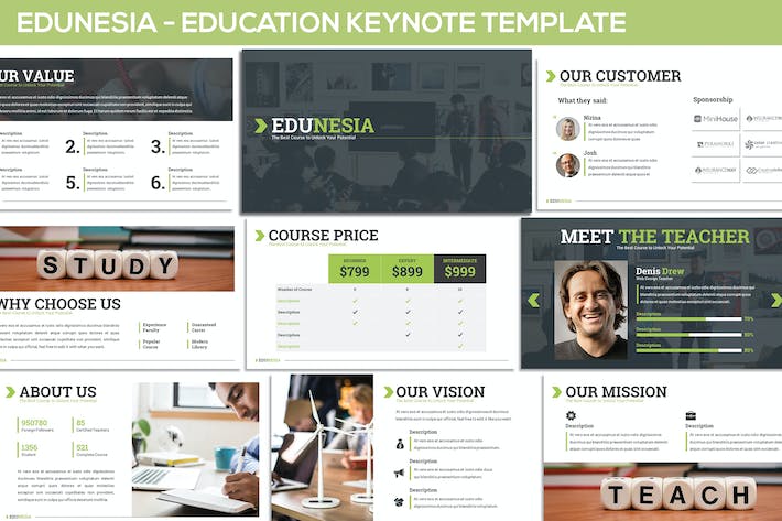 教育知识讲述展示课程教学传播Keynote模板 - PPT派