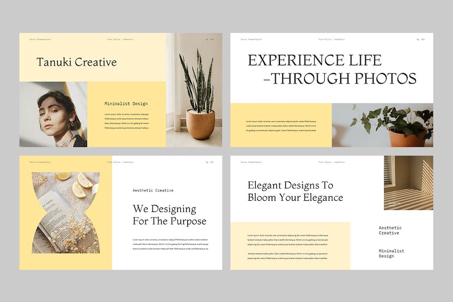 清新自然美学主题Keynote演示文稿 - PPT派