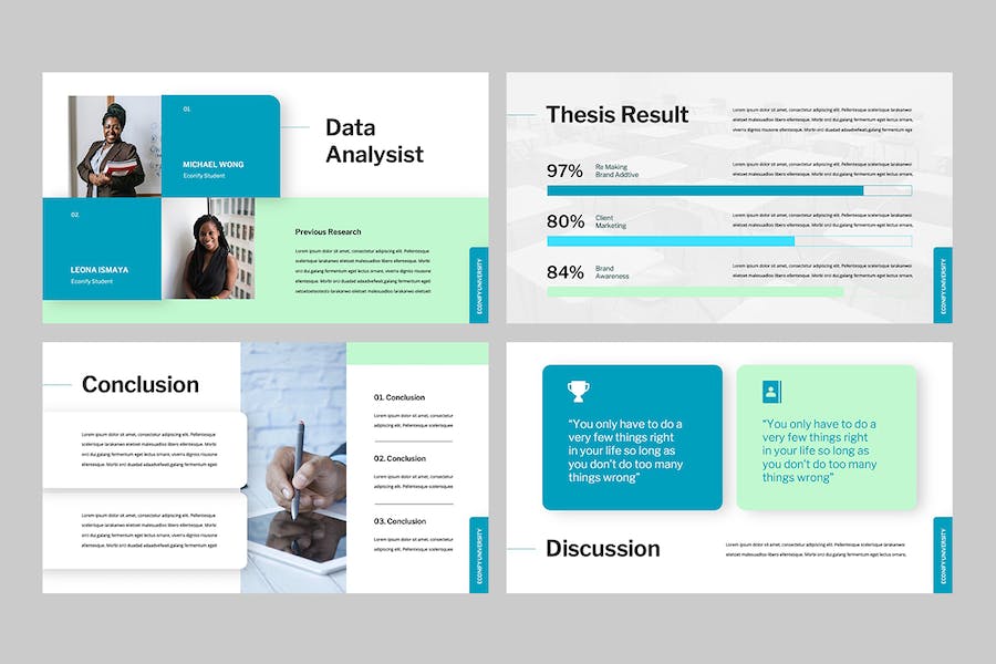 经济论文答辩研究方案Keynote模板 - PPT派