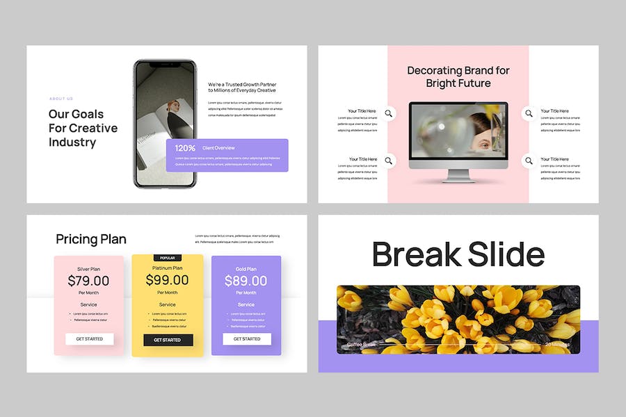 融资路演商业计划书PPT模板 - PPT派