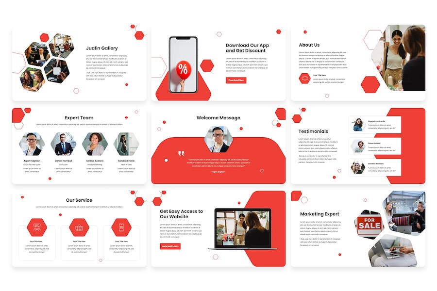 销售营销业绩推广策略Keynote模板 - PPT派