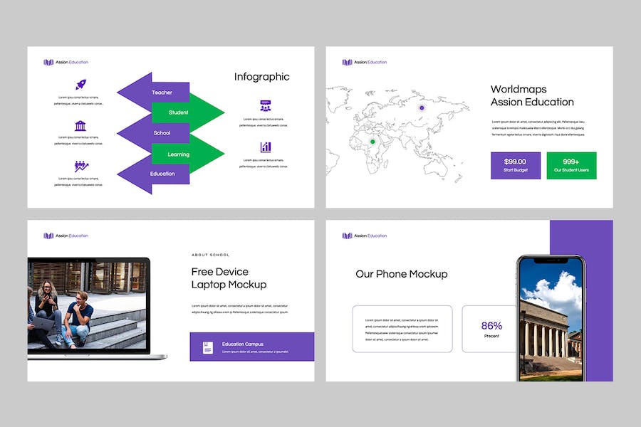 教育课程关键内容讲述Keynote模板 - PPT派