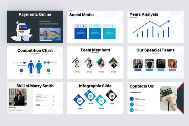 融资路演商业计划书PPT模板 - PPT派