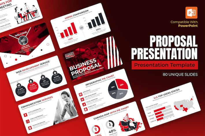 商业建议书项目提案方案PPT模板 - PPT派