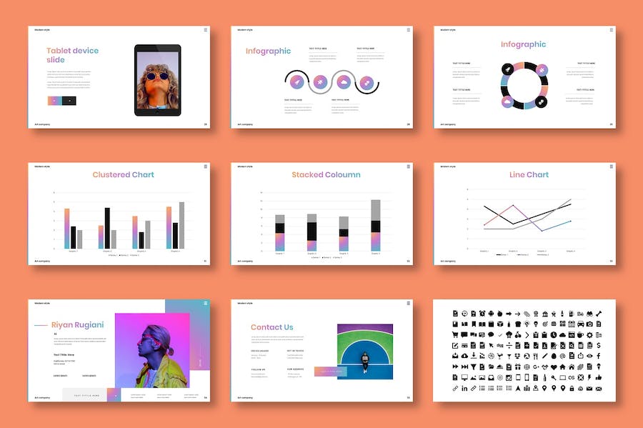 商务品牌展示营销推广宣传PPT模板 - PPT派