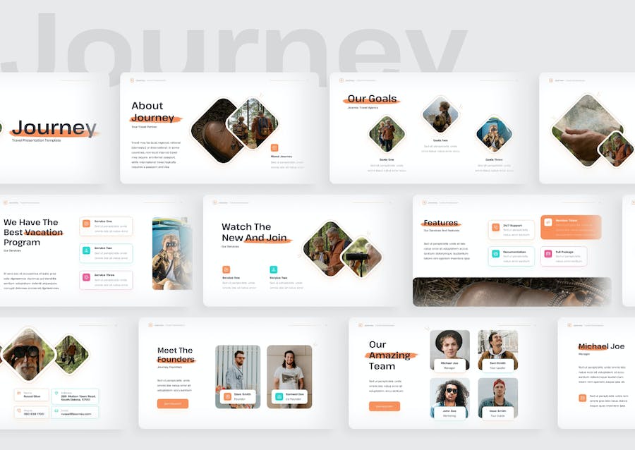 旅游目的地推荐攻略讲座方案Keynote模板 - PPT派