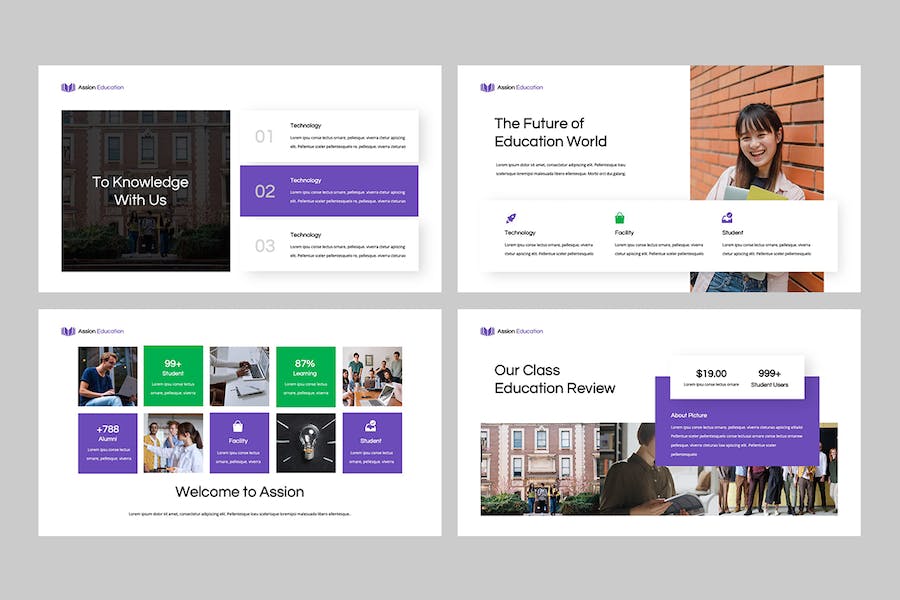 教育课程关键内容讲述Keynote模板 - PPT派