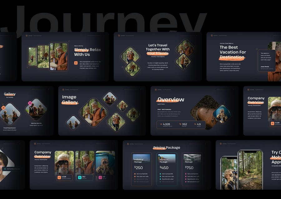 旅游目的地推荐攻略讲座方案Keynote模板 - PPT派