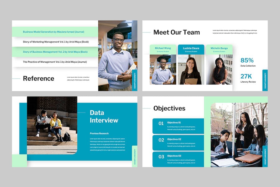 经济论文答辩研究方案Keynote模板 - PPT派