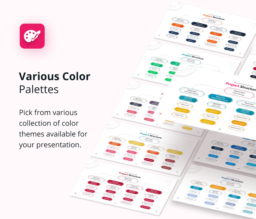 项目开发进度时间线梳理展示图形PowerPoint模板 - PPT派