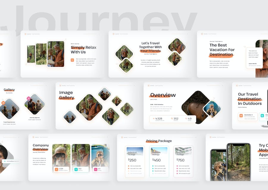 旅游目的地推荐攻略讲座方案Keynote模板 - PPT派