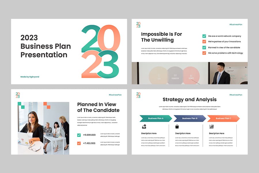 商业计划融资路演讲述Keynote模板 - PPT派