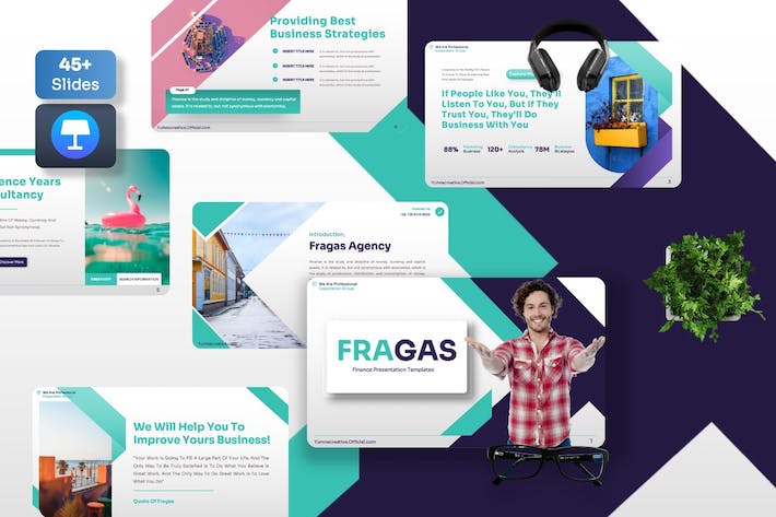 财务讲述展示融资方案推介Keynote模板 - PPT派