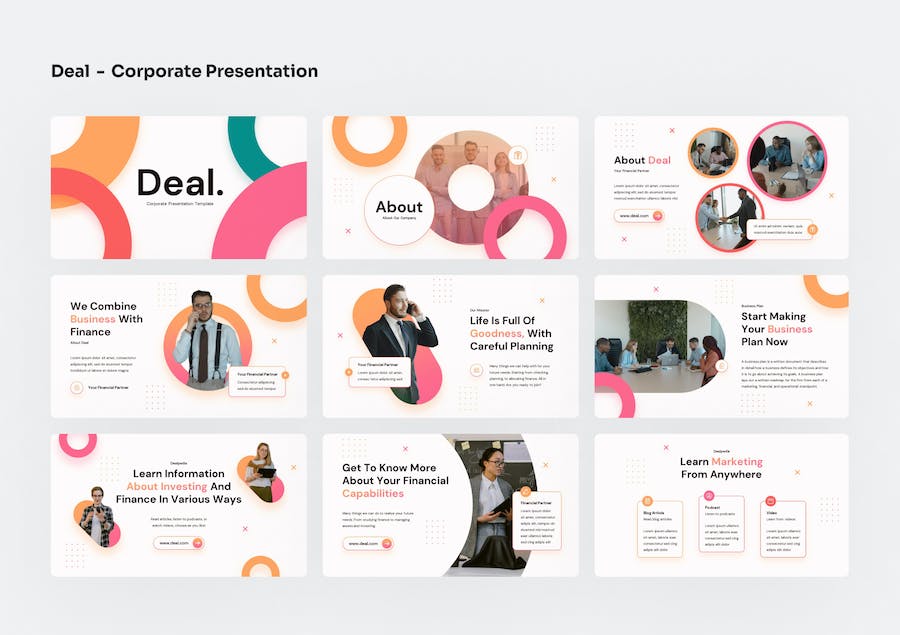 商务交易企业合作项目推介Keynote模板 - PPT派