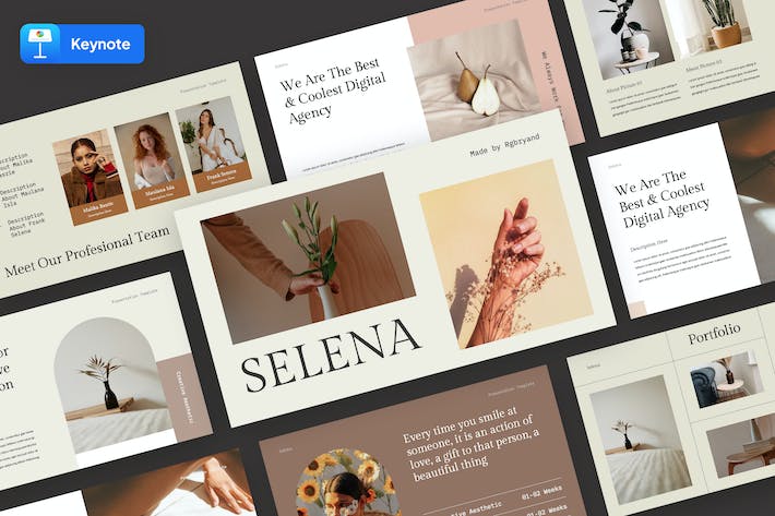 美学创意设计讲述展示Keynote模板 - PPT派