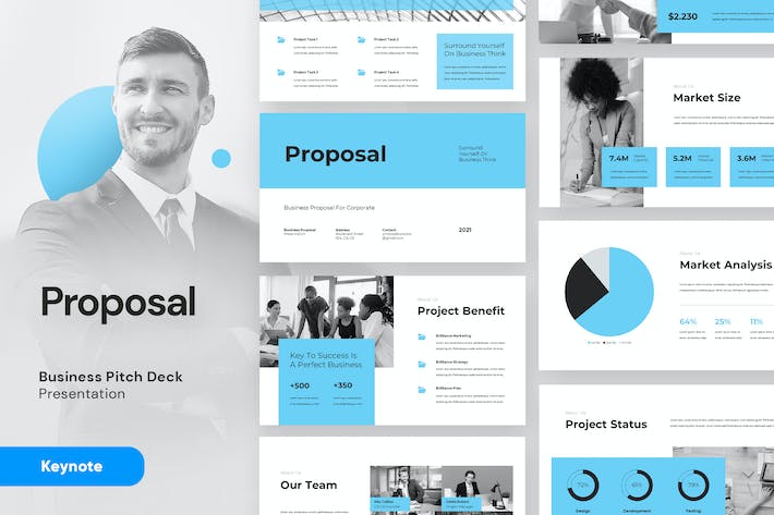 业务合作建议书项目提案Keynote模板 - PPT派