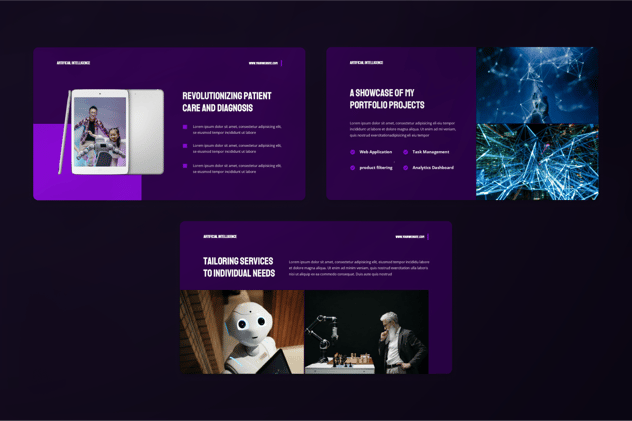 人工智能驱动创新科技方案PPT模板 - PPT派