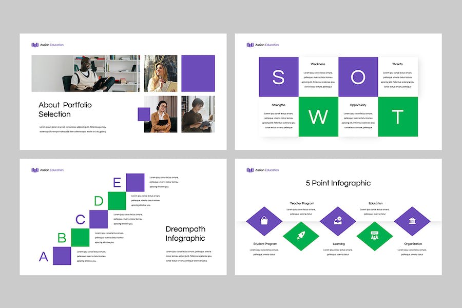 教育课程关键内容讲述Keynote模板 - PPT派