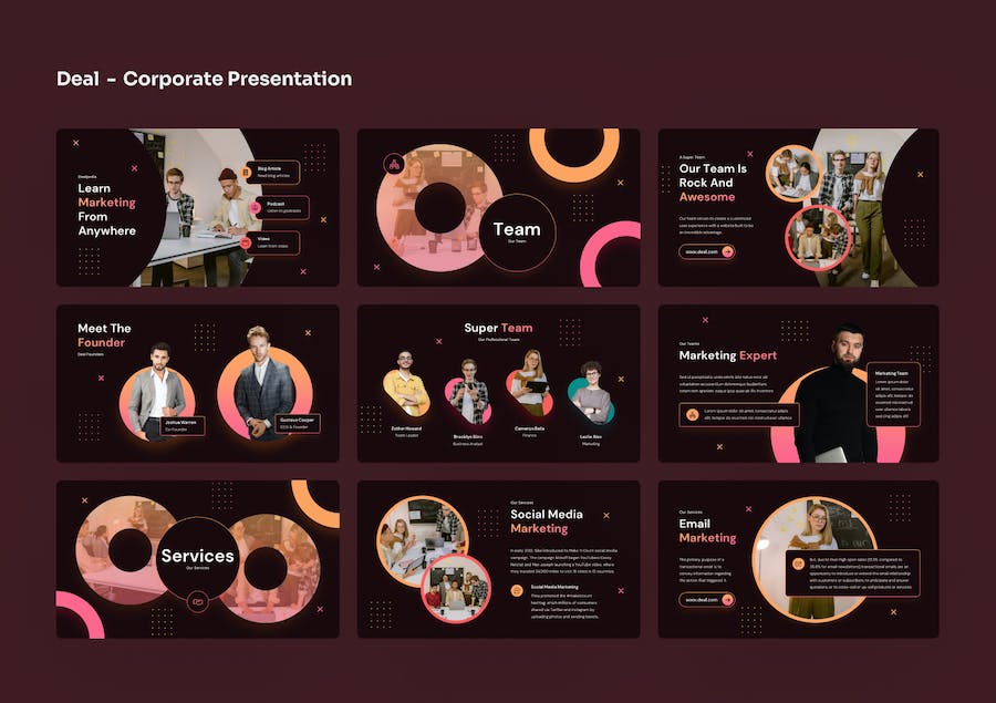 商务交易企业合作项目推介Keynote模板 - PPT派