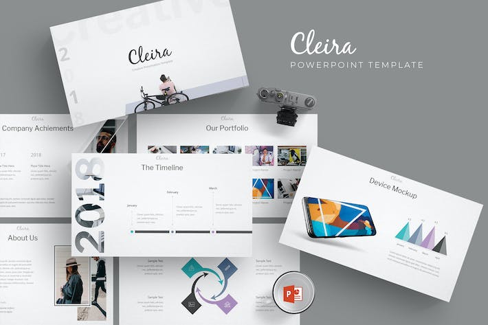 Cleira-PowerPoint-模板 - PPT派